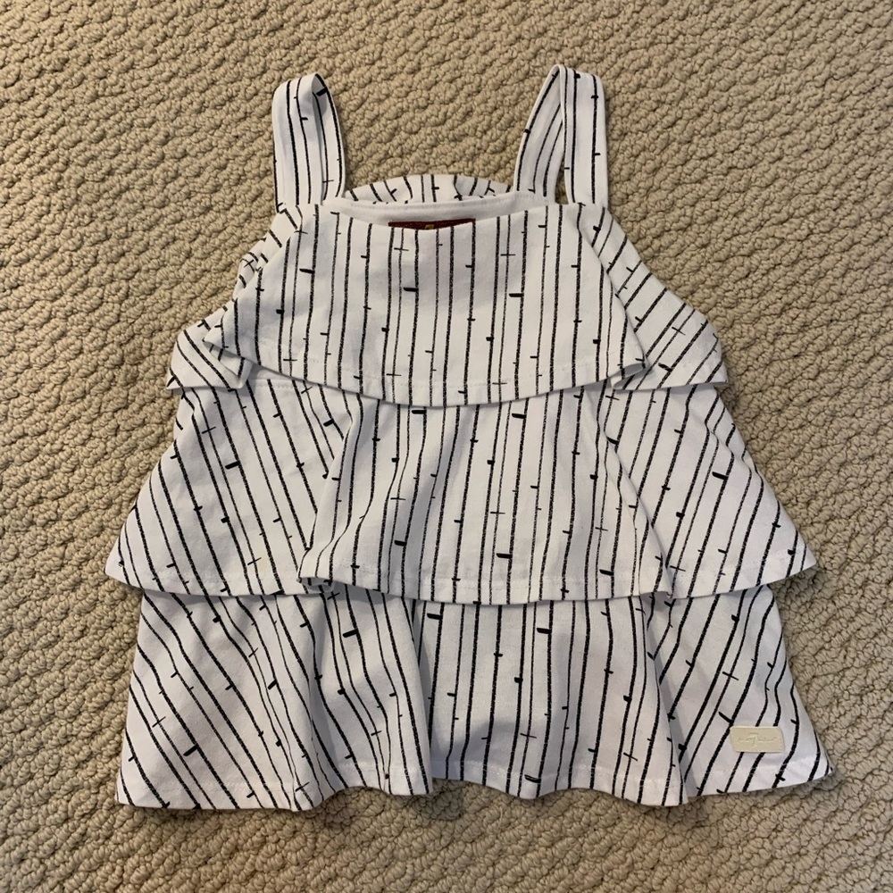 For All Mankind ruffled crop tank.  Girls size small.
